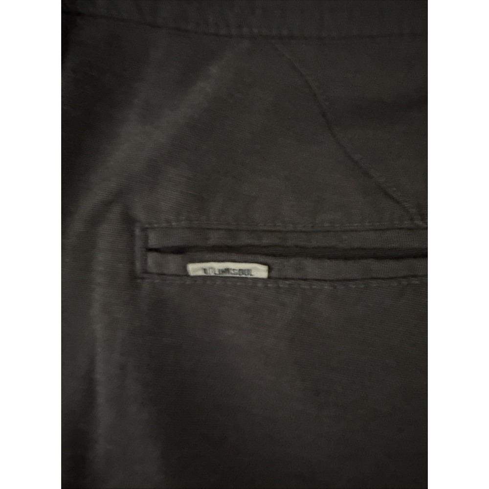 Linksoul Men's Gray Flat-Front Performance Shorts SZ 32 - Picture 13 of 14